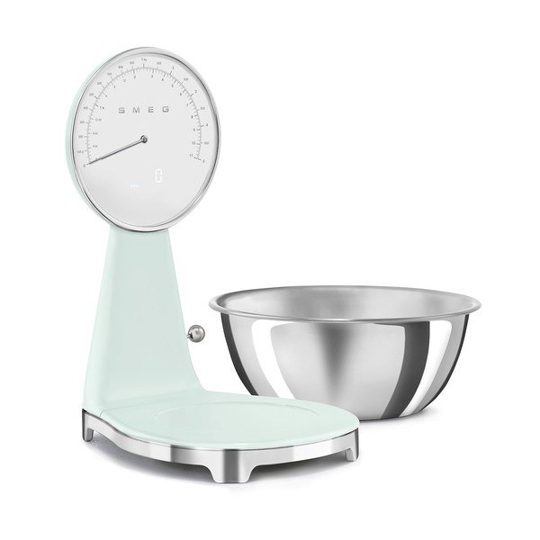 Világoszöld műanyag digitális konyhai mérleg – SMEG-image-3