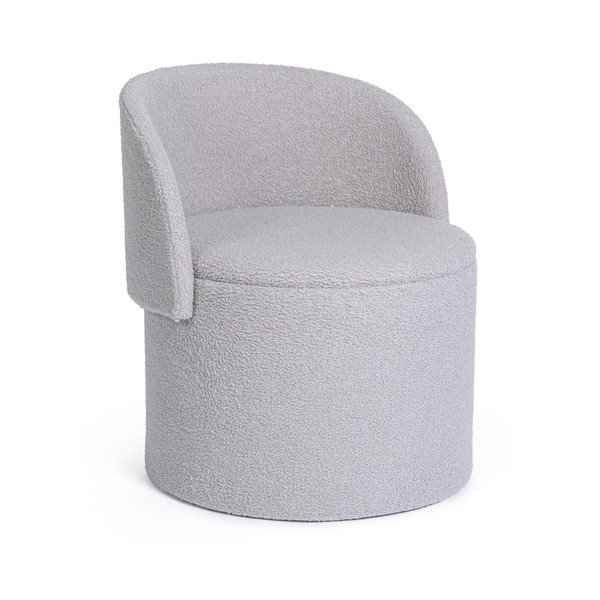 Világosszürke buklé puff Anthea – Yes Everyday