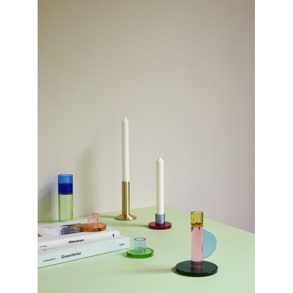 Üveg gyertyatartó Astra – Hübsch-image-3