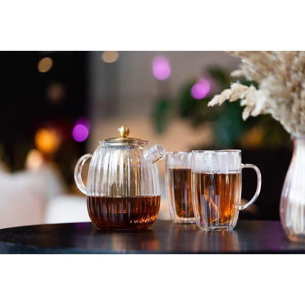 Teáskanna szűrővel 1 l Tulip – Vialli Design-image-1