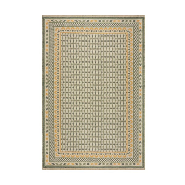 Zöld jutakeverék szőnyeg 120x170 cm Mara Jute Border – Flair Rugs