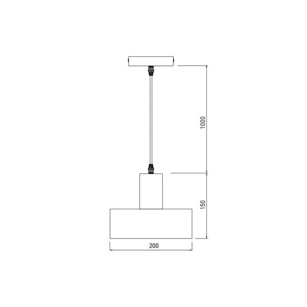 Rézszínű függőlámpa fém búrával ø 30 cm Selvia II – GTV-image-1