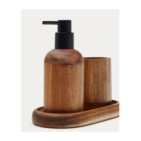 Natúr színű fa fogkefetartó pohár Senda – Kave Home-image-2