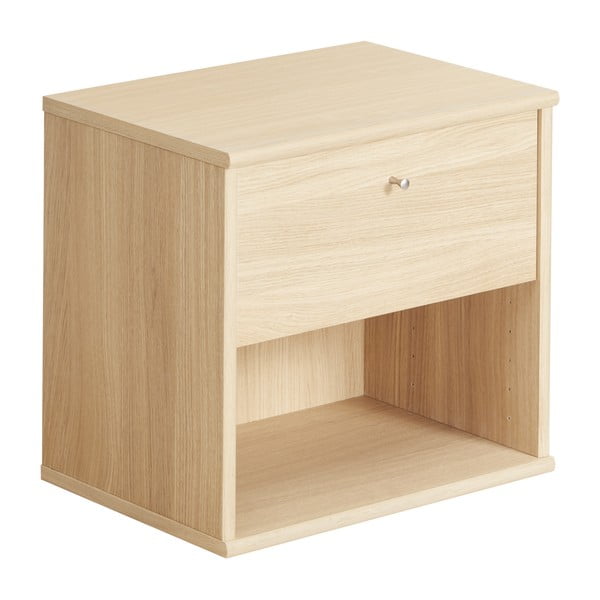 Függő éjjeliszekrény tölgyfa dekorral Mistral - Hammel Furniture-image-2