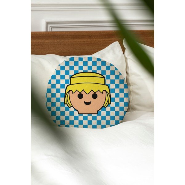 Lenkeverék gyerek párna Checkerboard – Playmobil-image-1
