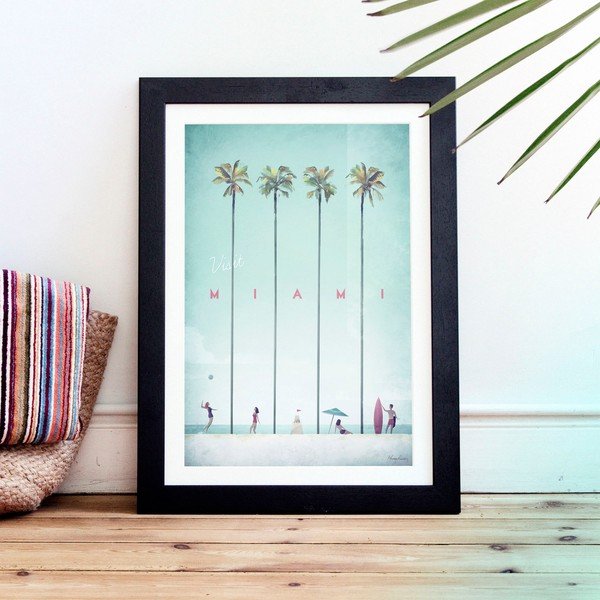 Poszter Miami, 30x40 cm - Travelposter-image-1