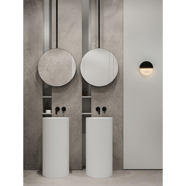 Fekete fém LED dimmelhető fali lámpa Dorin – Nova Luce-image-3