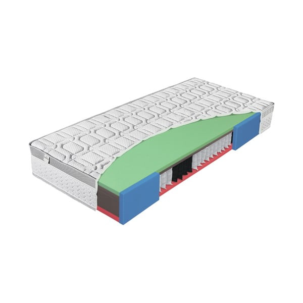 Közepes keménységű rugós matrac 180x200 cm Greengel Senior – Materasso-image-1