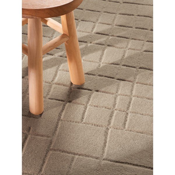 Barna gyapjú kerek szőnyeg ø 160 cm Kenso – Villeroy&Boch-image-3