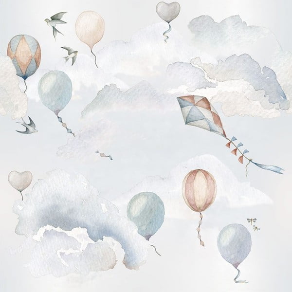 Balloons Fairytale gyerek tapéta - Dekornik