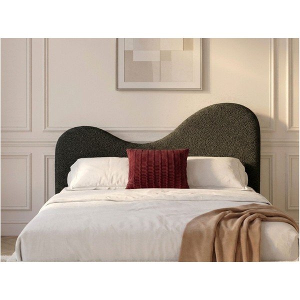 Zöld kárpitozott kárpitozott franciaágy ágyráccsal 180x200 cm Celina – Bobochic Paris-image-2