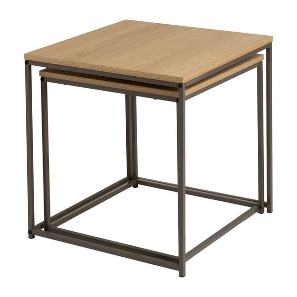 Tárolóasztal szett 2 db-os 50x50 cm – Casa Selección-image-1