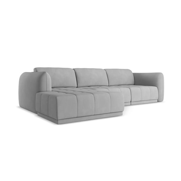 Világosszürke sarokkanapé (bal oldali) Hoku – Makamii-image-3