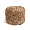 Natúr színű puff Someina – Kave Home