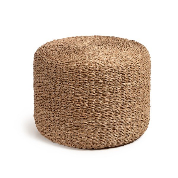 Natúr színű puff Someina – Kave Home