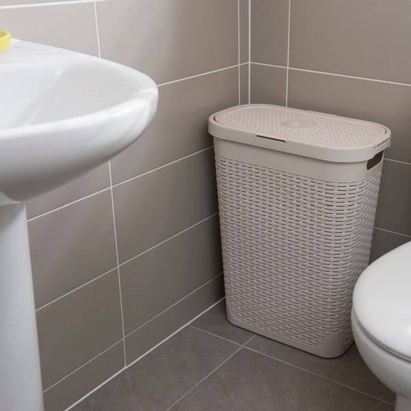 Calico bézs szennyestartó, 40 l - Addis-image-1