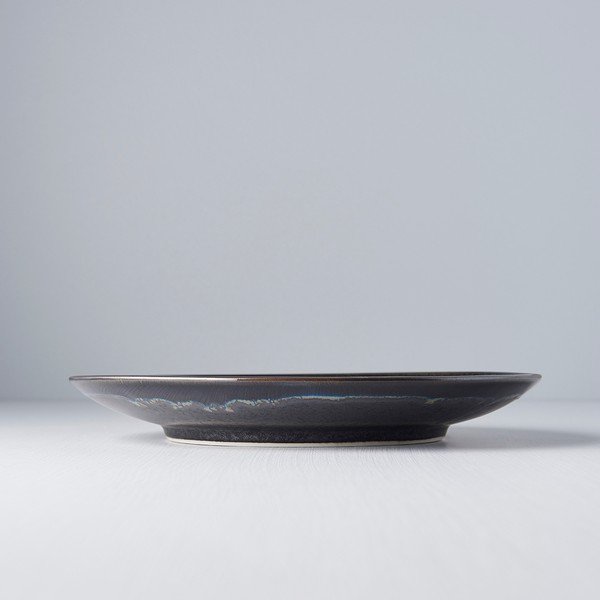 Matt sötétkék kerámia tányér, ø 25 cm - MIJ-image-2