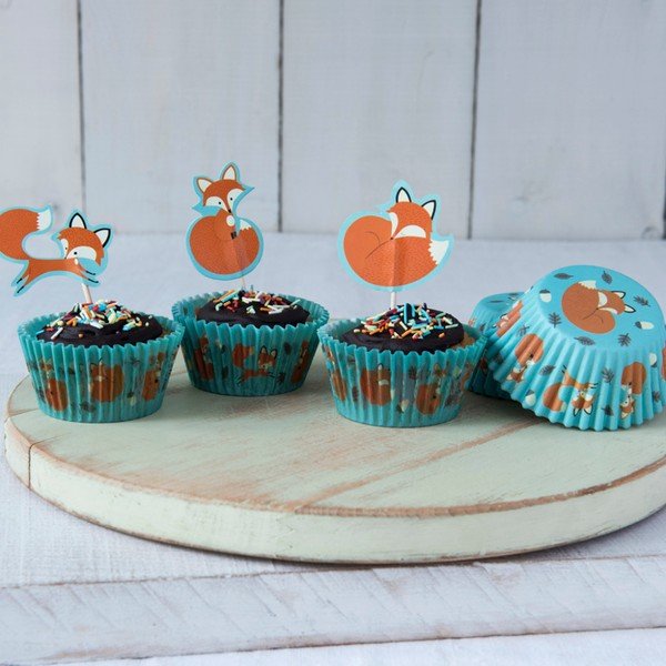 Rusty The Fox muffin díszítő szett - Rex London-image-1