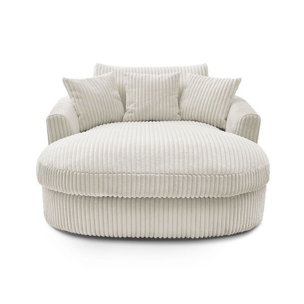 Bézs kordbársony fotel Belem – Bobochic Paris-image-3