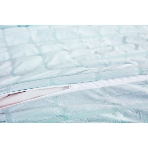 Világosszürke egyszemélyes krepp ágyneműhuzat 140x200 cm Naomi – My House-image-2
