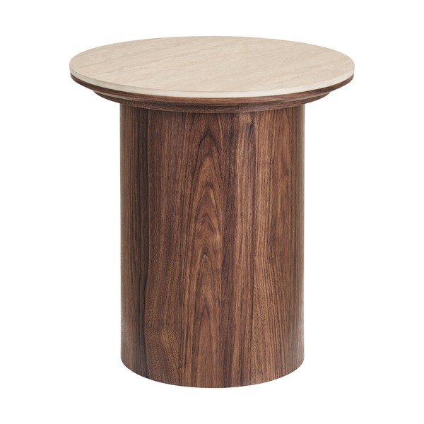 Kerek tárolóasztal kerámia asztallappal ø 45 cm Delphi – House Nordic-image-4
