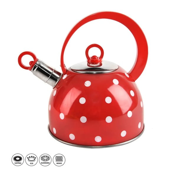 Karin rozsdamentes fütyülős teáskanna, 1,8 l - Orion-image-1