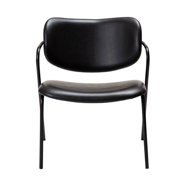 Fekete bőrutánzat fotel Zed – DAN-FORM Denmark-image-1