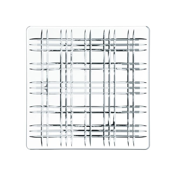 Square Plate kristályüveg szögletes tányér, 28 x 28 cm - Nachtmann