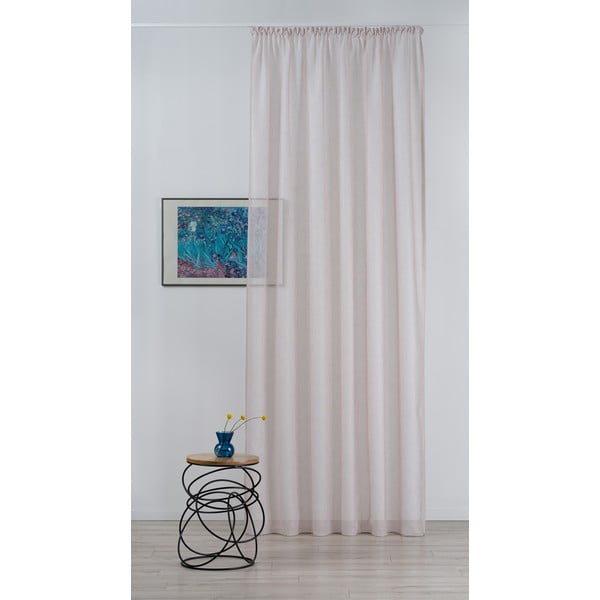 Rózsaszín átlátszó függöny 140x260 cm Modena – Mendola Fabrics-image-2
