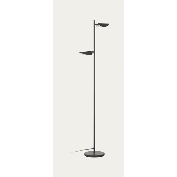 Fekete LED állólámpa (magasság 150 cm) Veleira – Kave Home-image-4
