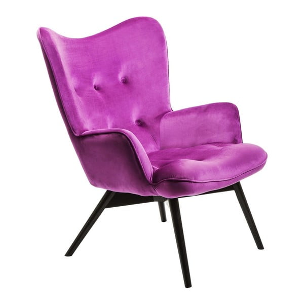 Vicky lila fotel - Kare Design