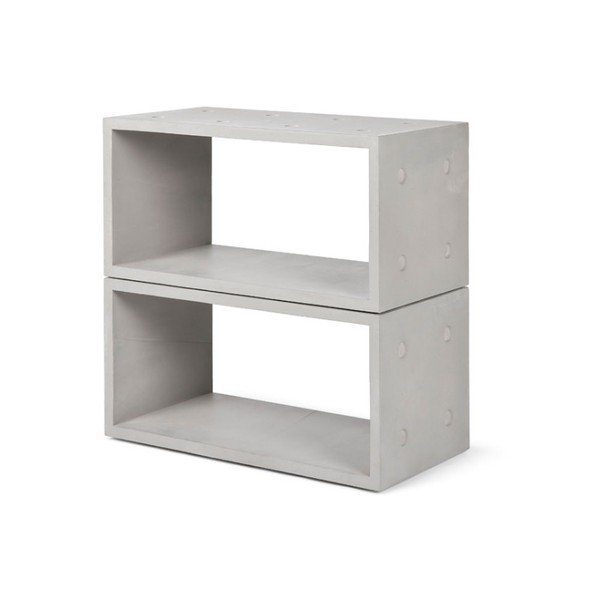 Dice Square variálható beton könyvespolc - Lyon Béton-image-2