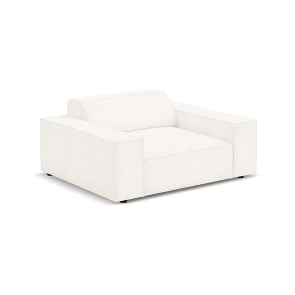 Bézs buklé szövet fotel Jodie – Micadoni Home-image-4