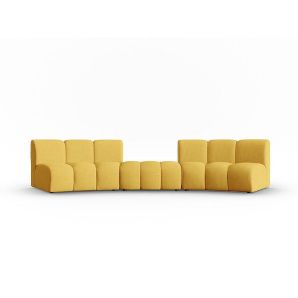 Sárga kanapé 367 cm Lupine – Micadoni Home