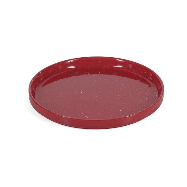Borvörös desszertes porcelán tányér ø 20,5 cm Fika – ONA-image-3
