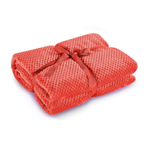 Henry piros mikroszálas takaró, 150 x 200 cm - DecoKing