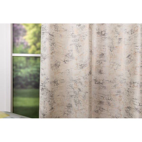 Krémszínű függöny 140x260 cm Lhasa – Mendola Fabrics-image-3