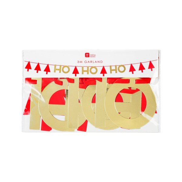 Ho Ho Ho karácsonyi papírgirland, hossza 3 m - Talking Tables-image-1