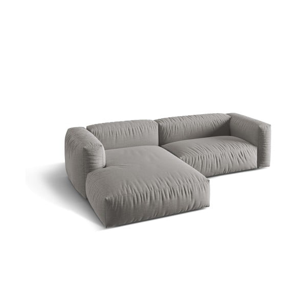 Világosszürke moduláris sarokkanapé (bal oldali) Martina – Micadoni Home-image-1