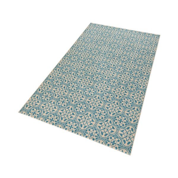 Gloria Pattern kék szőnyeg, 80 x 150 cm - Hanse Home-image-3