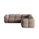 Barna sarokkanapé Loretto – Cosmopolitan Design