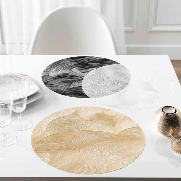 Műanyag tányéralátét ø 38 cm Celeste – douceur d'intérieur-image-1