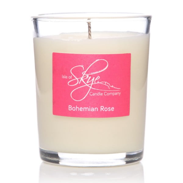 Container illatgyertya borostyán és rózsa illattal, 12 óra égési idő - Skye Candles
