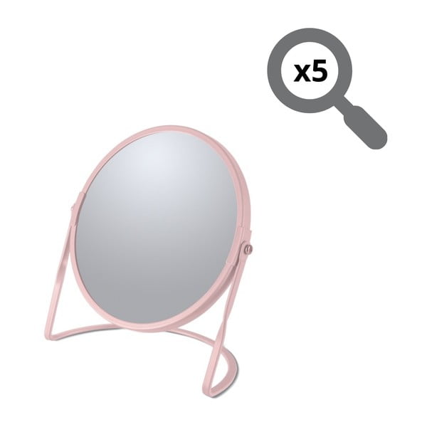 Kozmetikai nagyítós tükör (ötszörös nagyítás) ø 18 cm Akira – Spirella-image-4