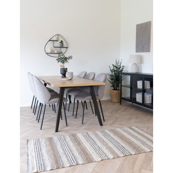 Fekete többszintes fém fali polc 60 cm Wrexham – House Nordic-image-4