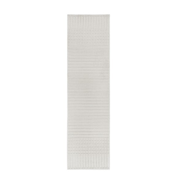 Fehér mosható zsenília futószőnyeg 60x240 cm Elton – Flair Rugs