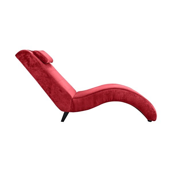 Norris Velvet piros fekvőfotel - Max Winzer-image-1