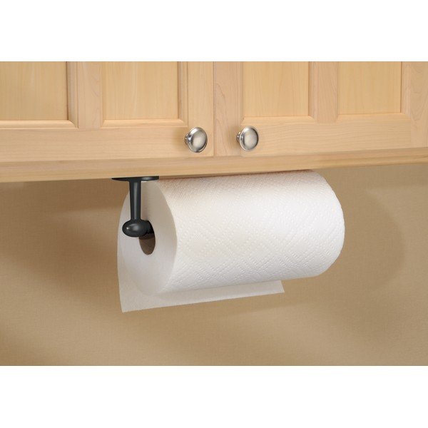 Orbinni fekete fém papírtörlő tartó, 36 cm - iDesign-image-1