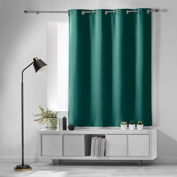 Sötétzöld sötétítő függöny 135x180 cm Occult – douceur d'intérieur-image-2