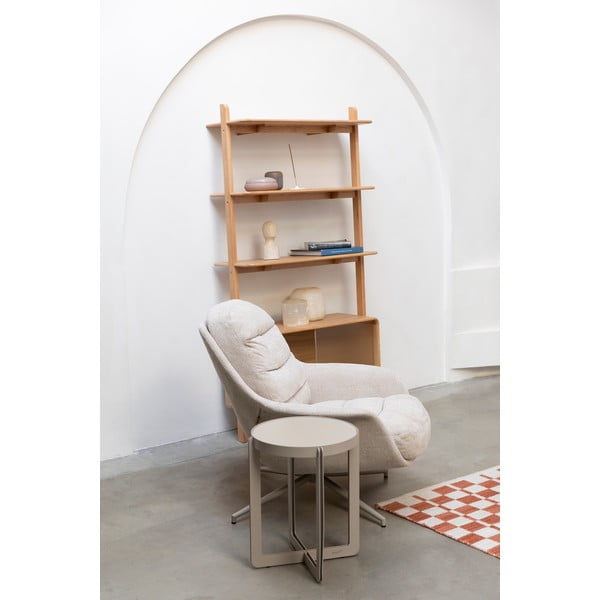 Bézs forgó relaxációs fotel Philly – Zuiver-image-1